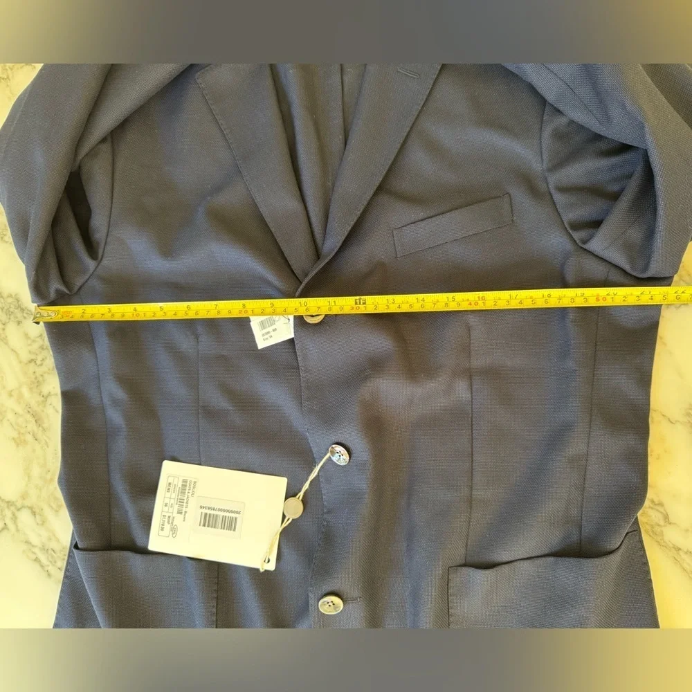 NWT Boglioli K Jacket Dover Blazer Navy IT 56R three button lightweight